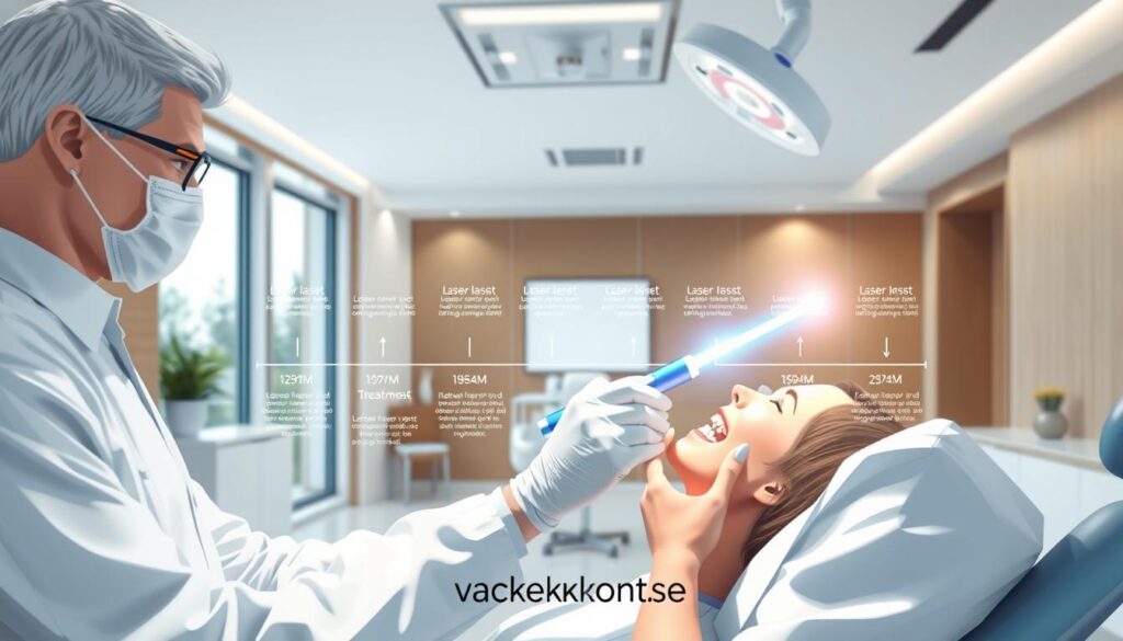 Laserbehandling tandvård tidslinje Laserbehandling tandvård tidslinje