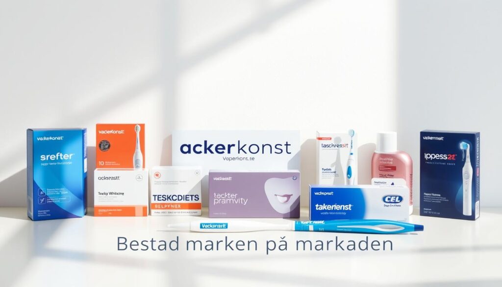 Tandblekningskit märken Tandblekningskit märken